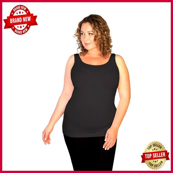 Tops - Plus Size Tank Top Shapewear Camisole Nylon Spandex Smoothing
